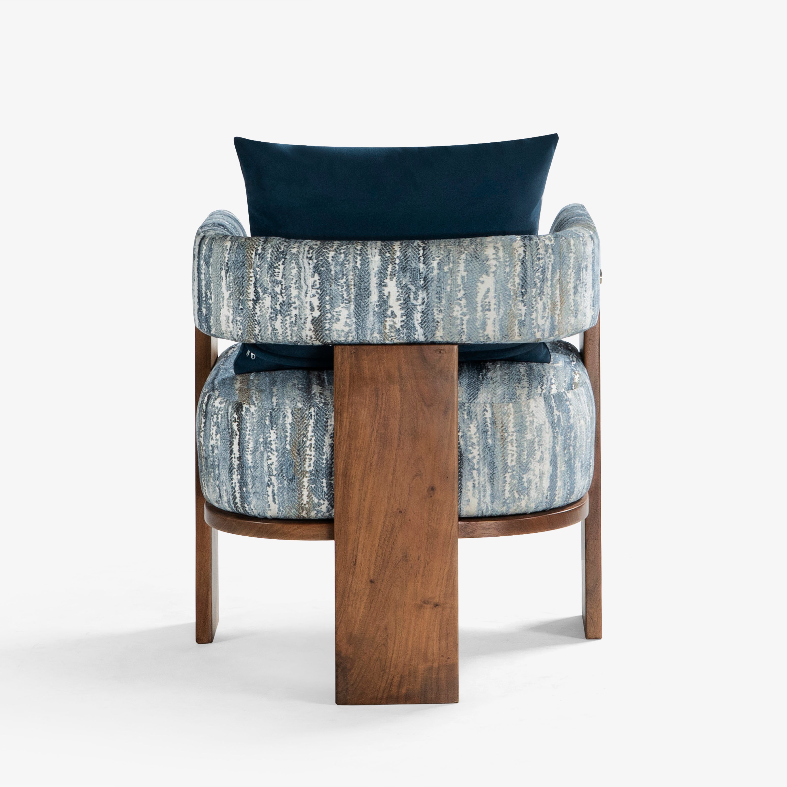 Armchair back view