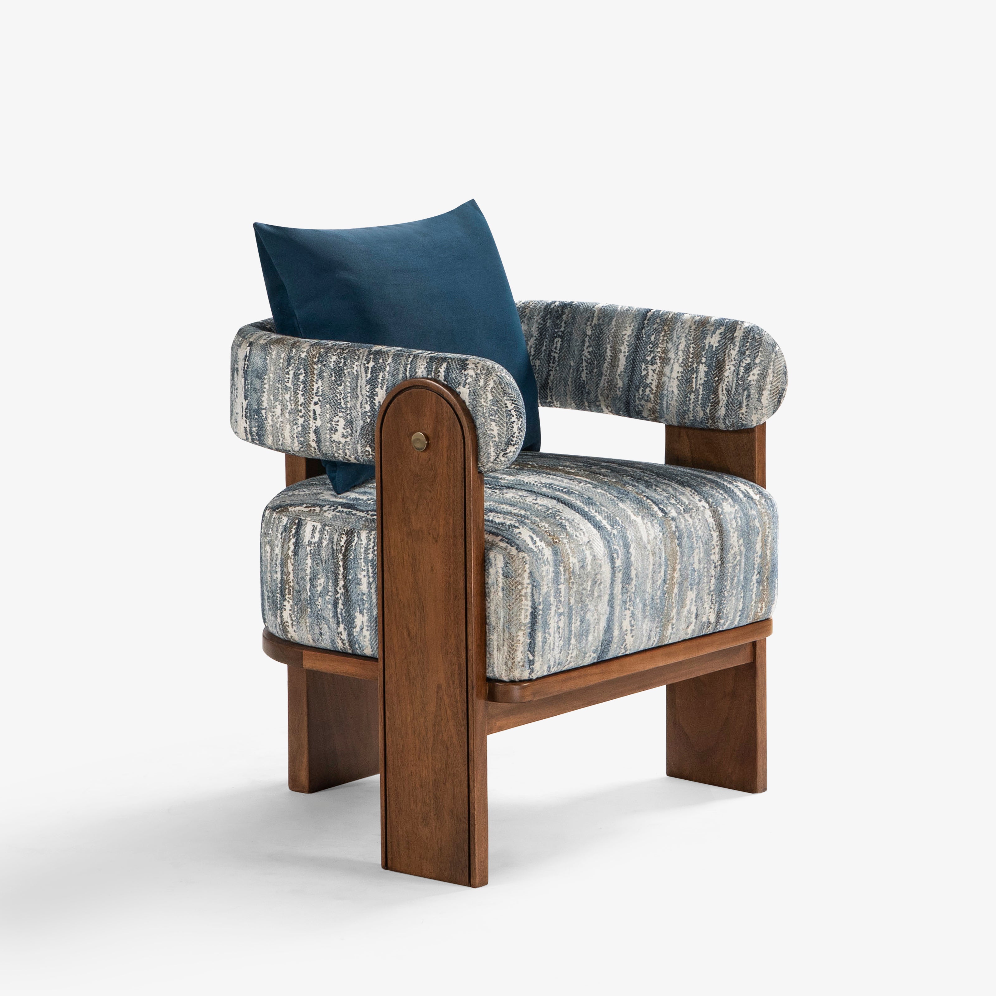  Armchair on white backgrou