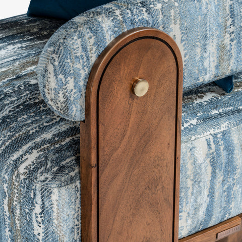 Wood and fabric detail