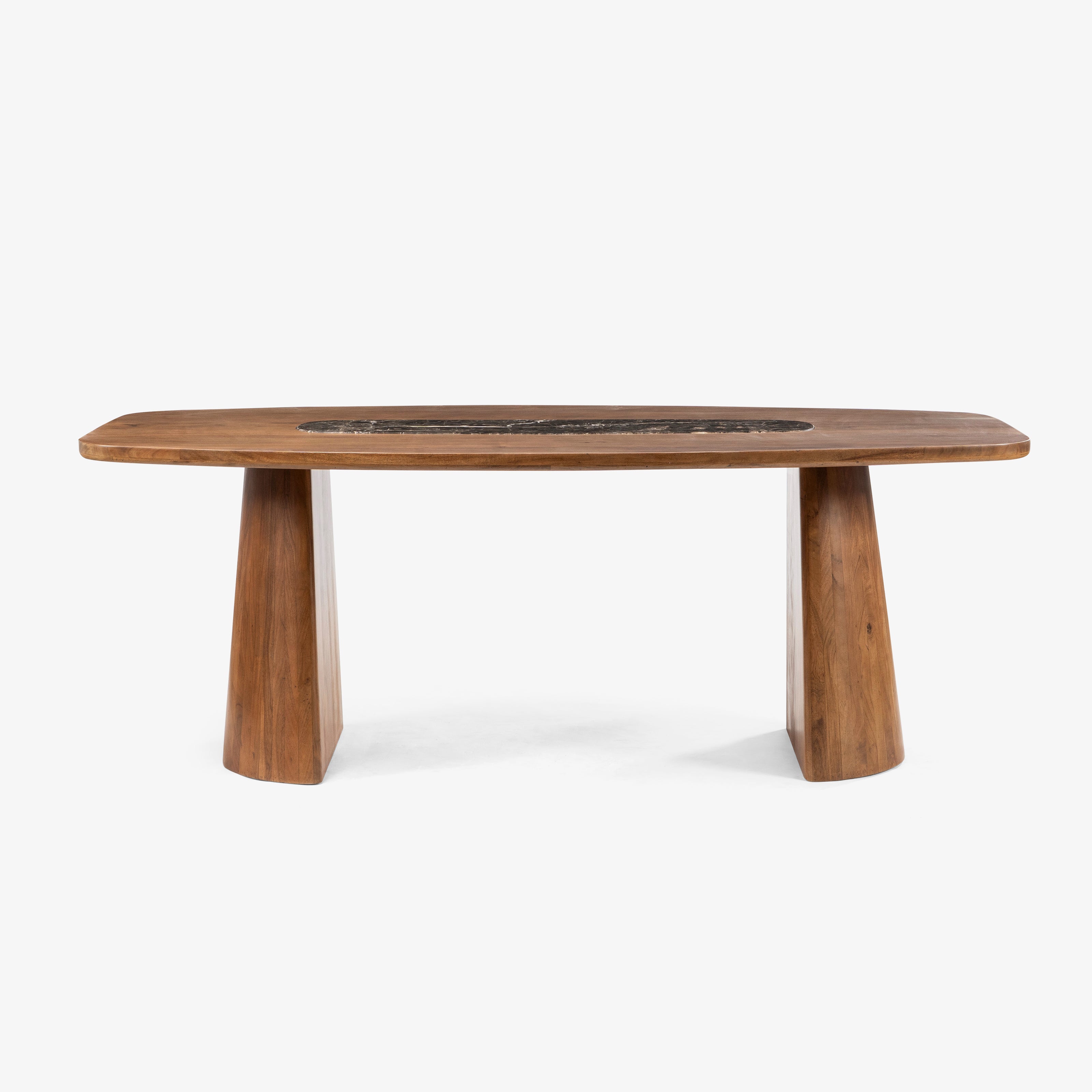 Rectangular table on white background