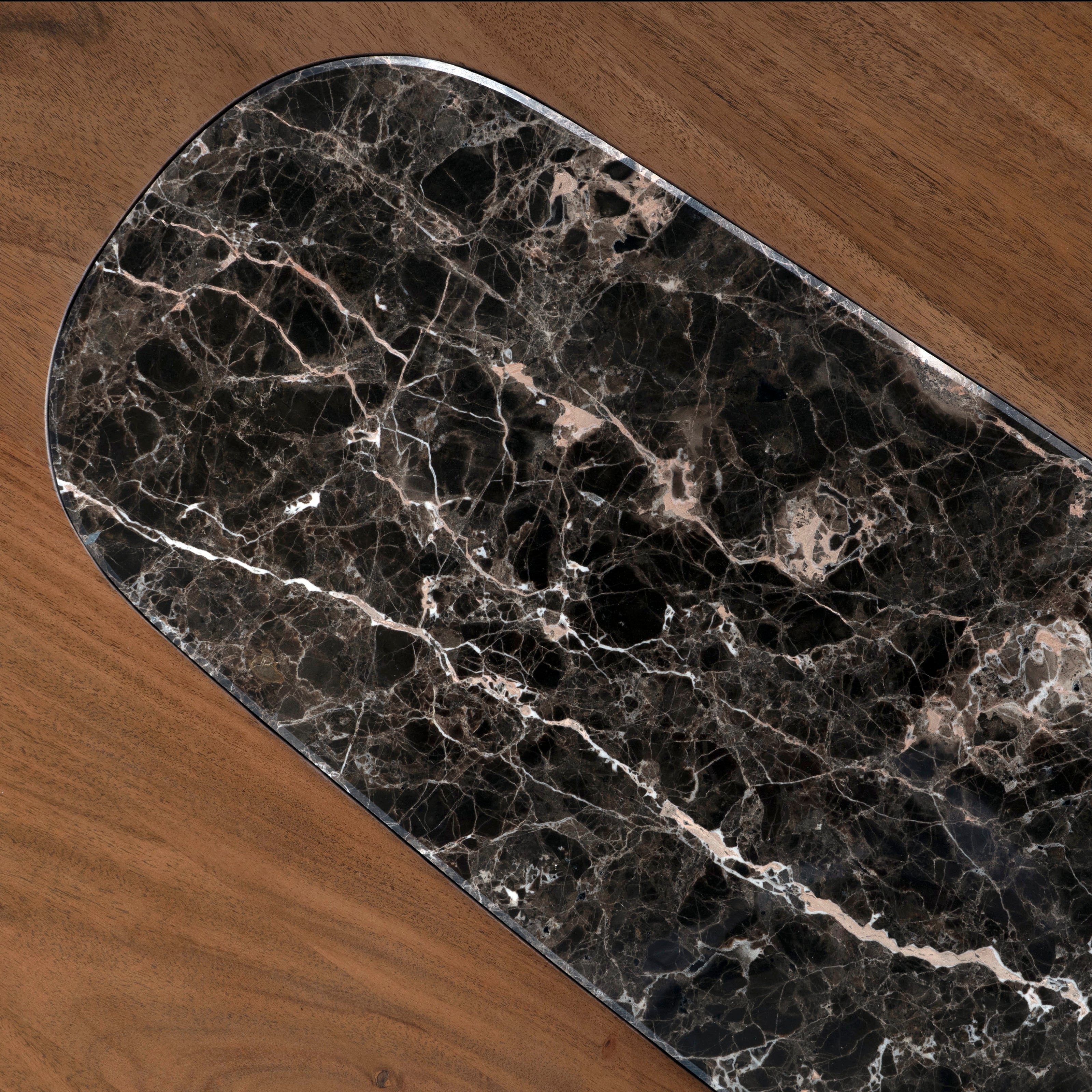 Top view of stone inlay