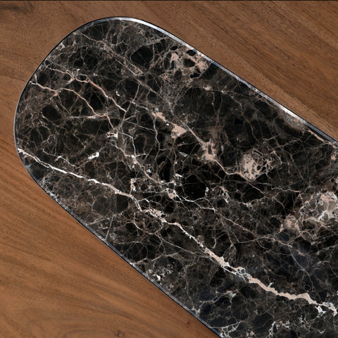 Top view of stone inlay