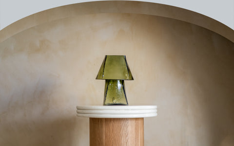 Lueur Olive Green Mini Table Lamp