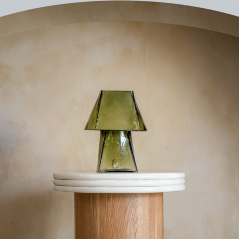 Lueur Olive Green Mini Table Lamp