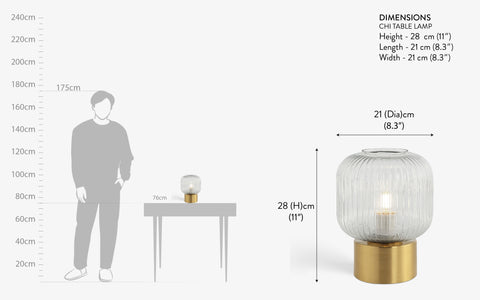 Chi Table Lamp Small