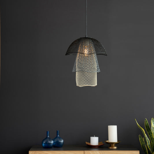 Mallawi Black Tall Hanging Lamp