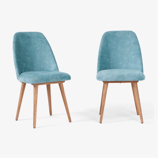 Mazi Dining Chair Sea Green Set Of 2