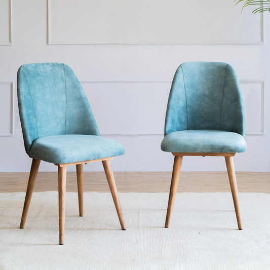 Mazi Dining Chair Sea Green Set Of 2