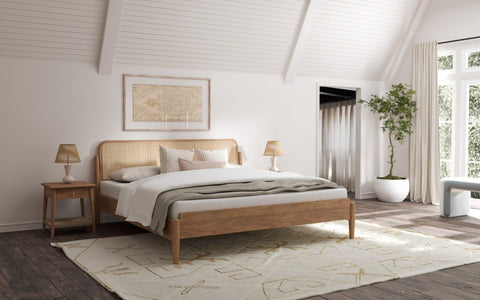 Meadow Non Storage Cane Bed (King Size)