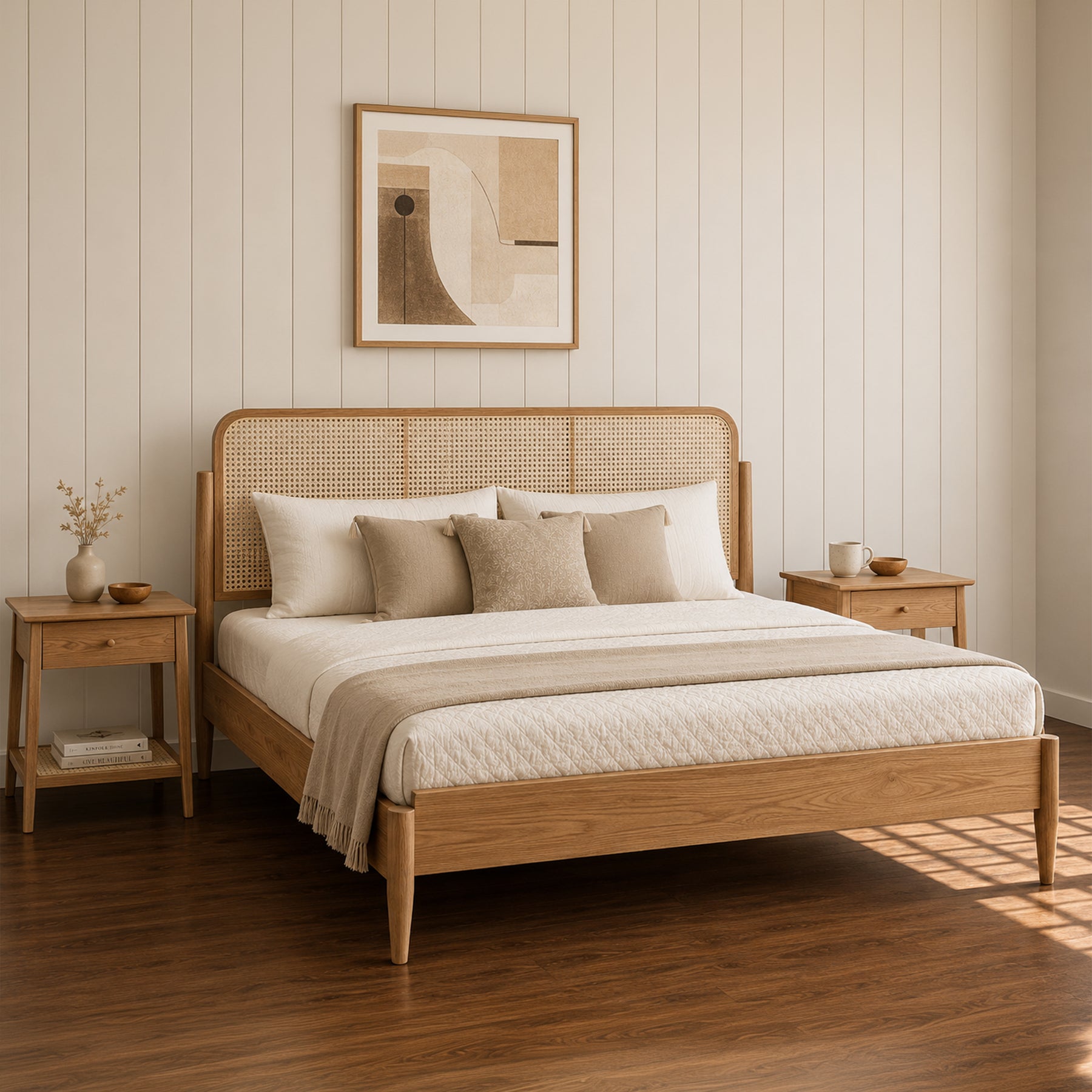 Meadow Non Storage Cane Bed (King Size)