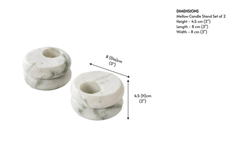 Mellow Candle Stand Set of 2
