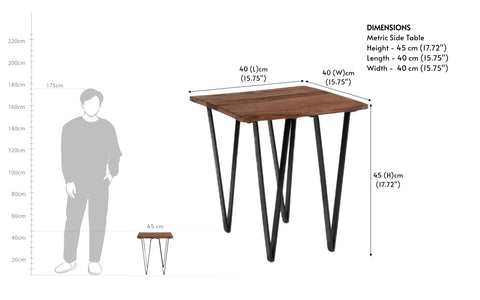 Metric Side Table