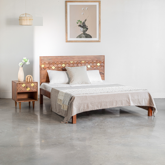 Milan King Non Storage Bed