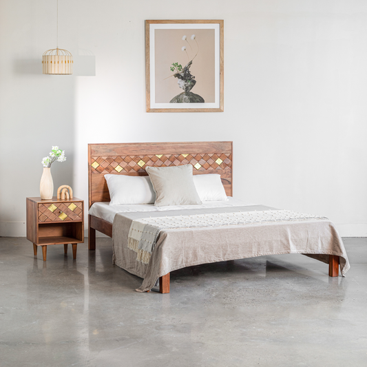 Milan Queen Non Storage Bed