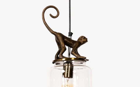 Monkey hanging lights for bedroom. Orange Tree Home lighting