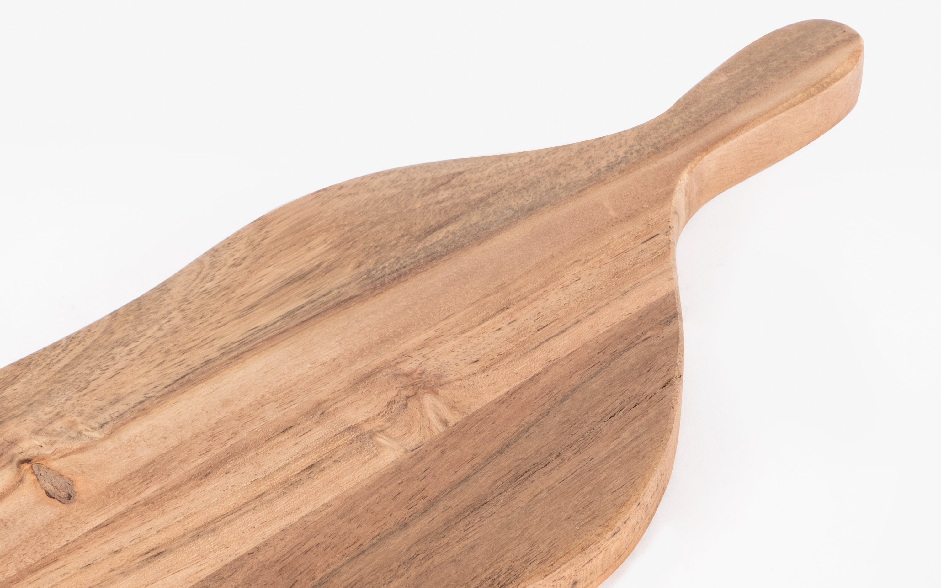 Nama Cheese Board – Small Wooden Platter in Walnut Finish - Close shot - from upper angle - Orange Tree