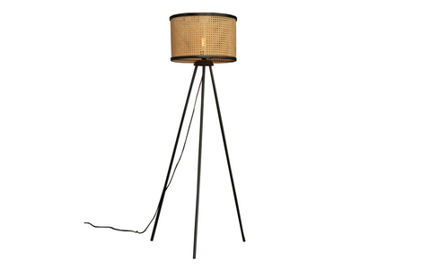 New Canna Black Floor Lamp