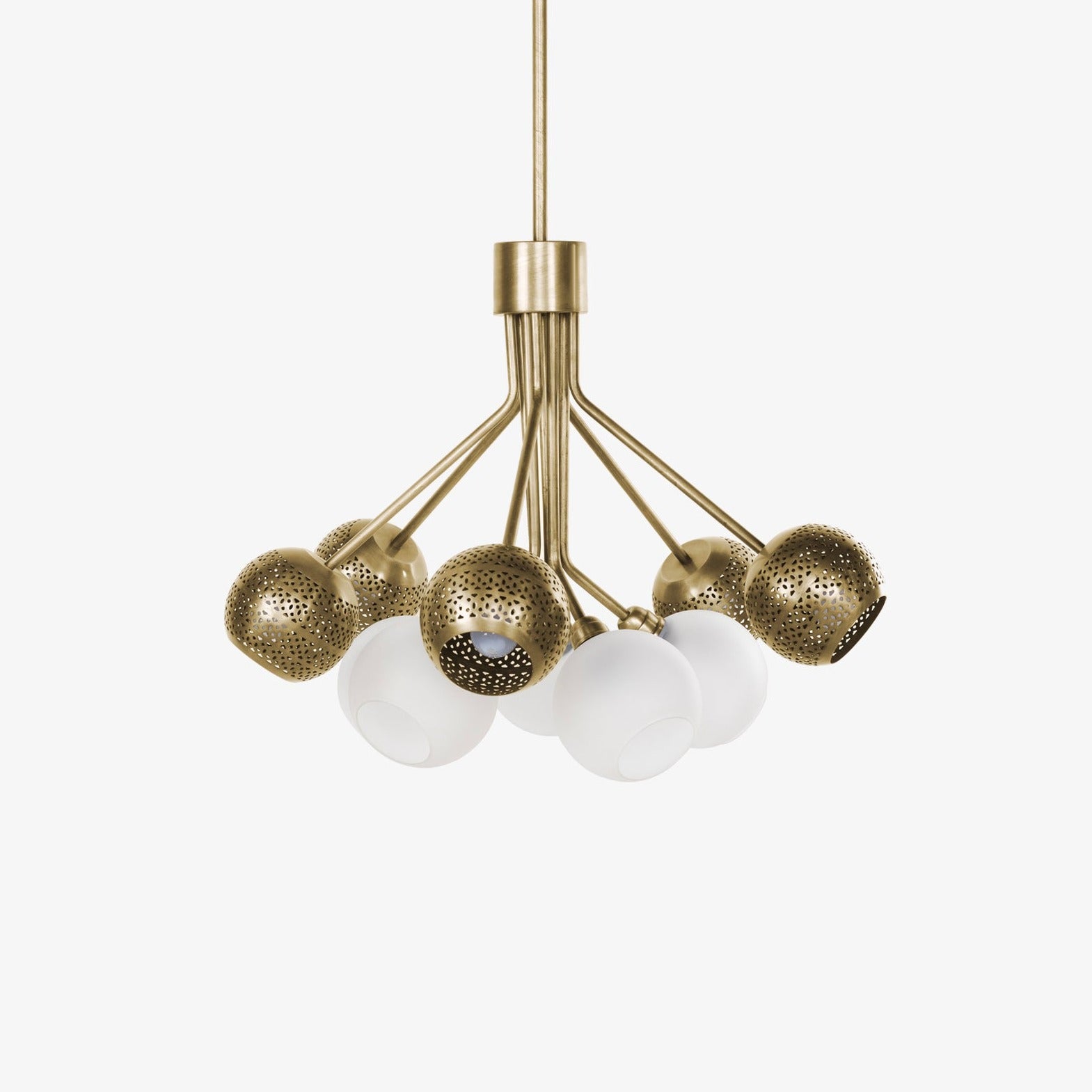 New Soma Gold Hanging Cluster of 10