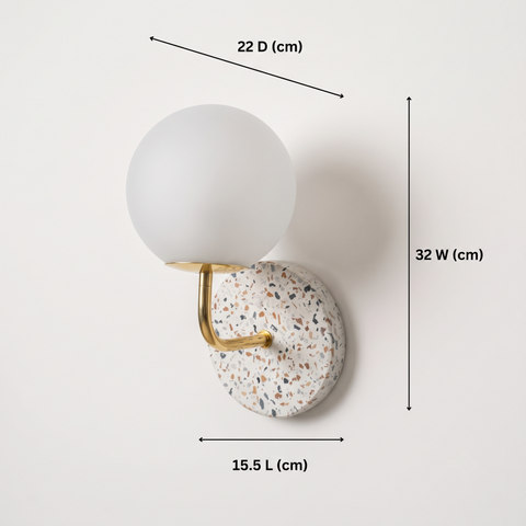 Eros White Wall Lamp