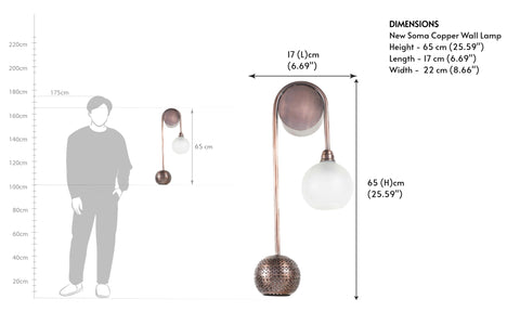 New Soma Copper Wall Lamp