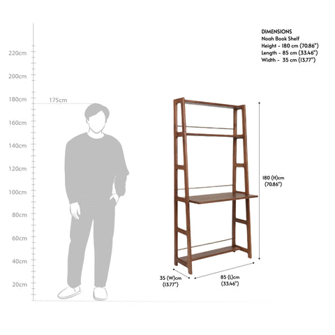 Noah Mid Century Bookshelf