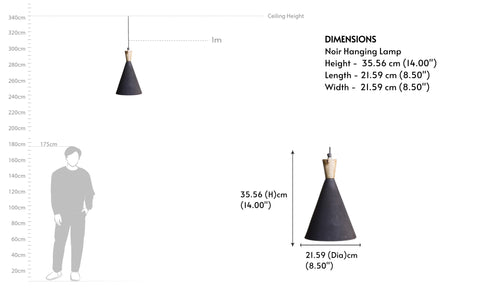 Noir Hanging Lamp