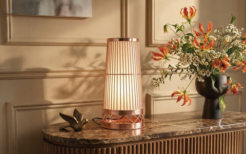Katra LED Table Lamp Copper