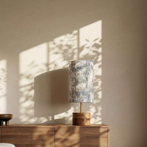 Flake Table Lamp Blue