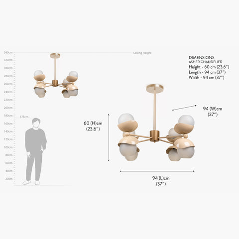 Asher Chandelier Lamp