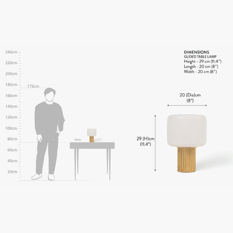 Glided Table Lamp