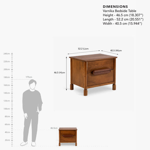 Varnika Wooden Bedside