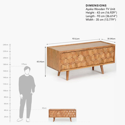 Ayaka Wooden TV Unit