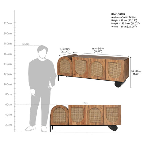 Andaman Smith TV Unit