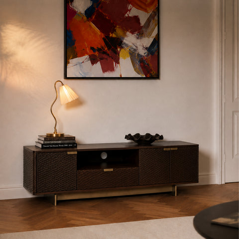 Sculpt Wooden TV Unit