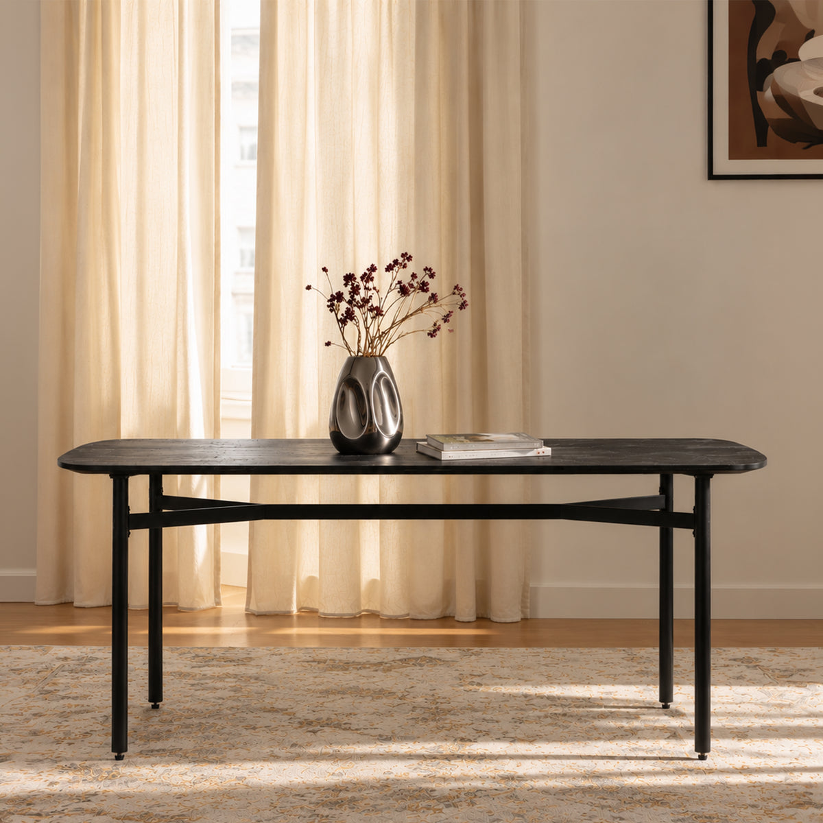 Ipiano Dining Table 6 Seater