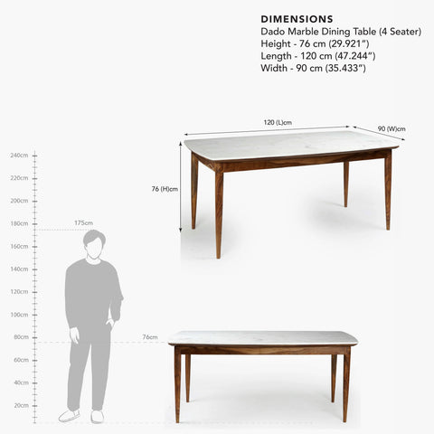 Dado Marble Dining Table