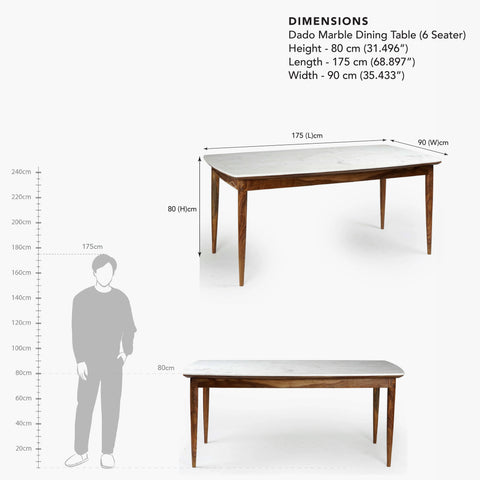 Dado Marble Dining Table