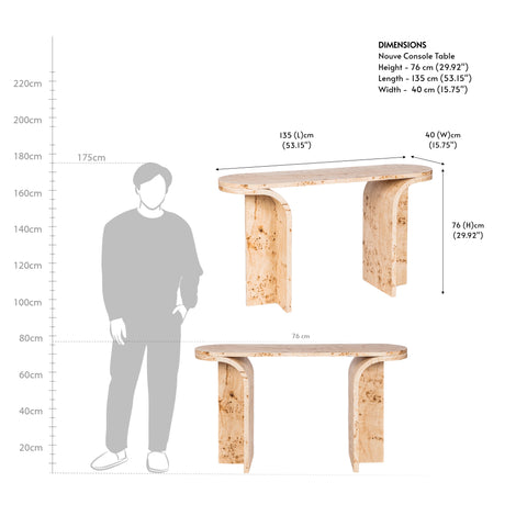 Nouve Console Table
