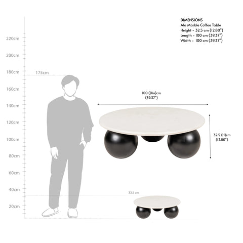 Ala Marble Coffee Table