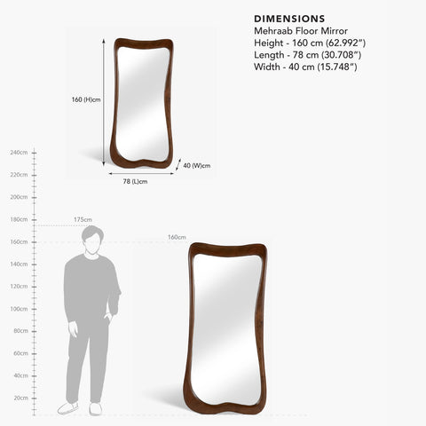 Mehraab Floor Standing Mirror