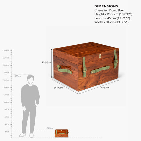 Chevalier Wooden Picnic Box