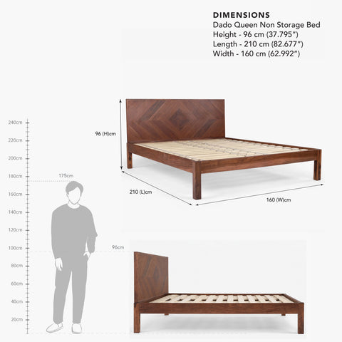 Dado Queen Non Storage Bed