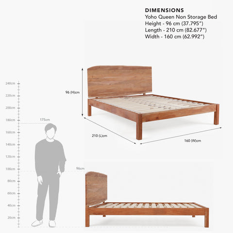 Yoho Queen Non Storage Bed