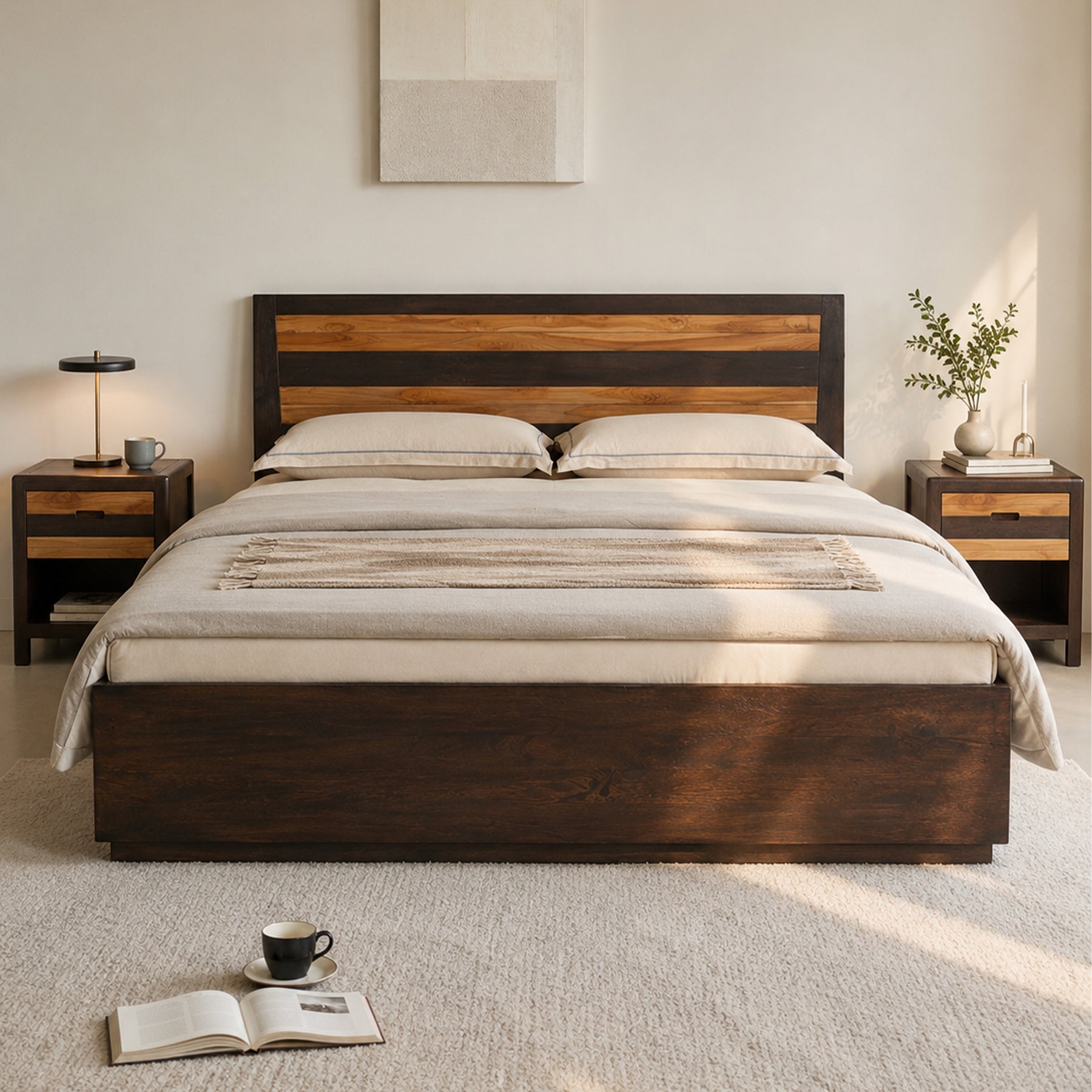 Raas Queen Hydraulic Bed with Storage