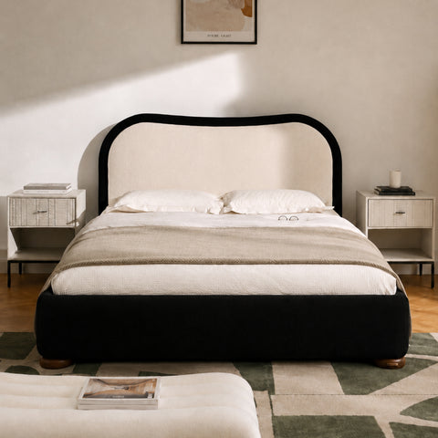 Kaba Upholstered Bed with Storage