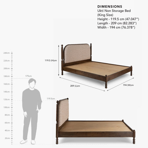 Ukti Non Storage Bed