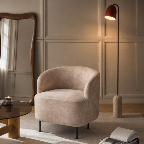 Katashi Beige Lounge Sofa Chair