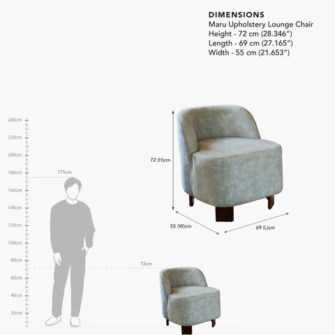 Maru Upholstery Lounge Sofa Chair