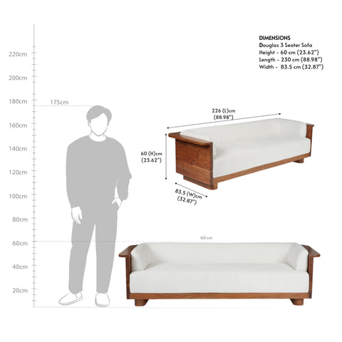 Douglas 3 Seater Sofa