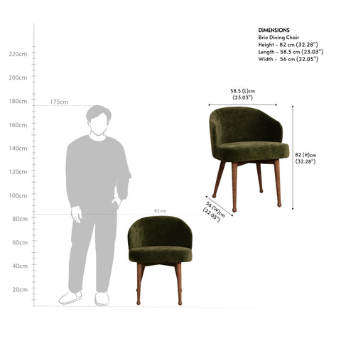 Brio Wooden Dining Chair